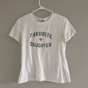 Anthropologie favorite daughter white tee size small